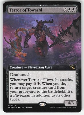 Terror of Towashi (Extended Art) March of the Machine 378 R NM MTG
