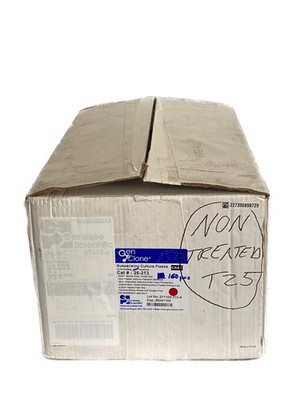 (160) GENESEE GenClone 25.0cm2 Suspension Cell Culture Flasks Vented Cap 25-213