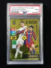 2023 Panini Adrenalyn XL LaLiga Dream Box Card Unica Ronaldo Lionel Messi PSA 9