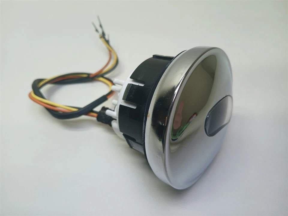 Harley-Davidson Softail Heritage 2014 medidor de combustible de gasolina cromado 75241-08 Foto 2 de 4