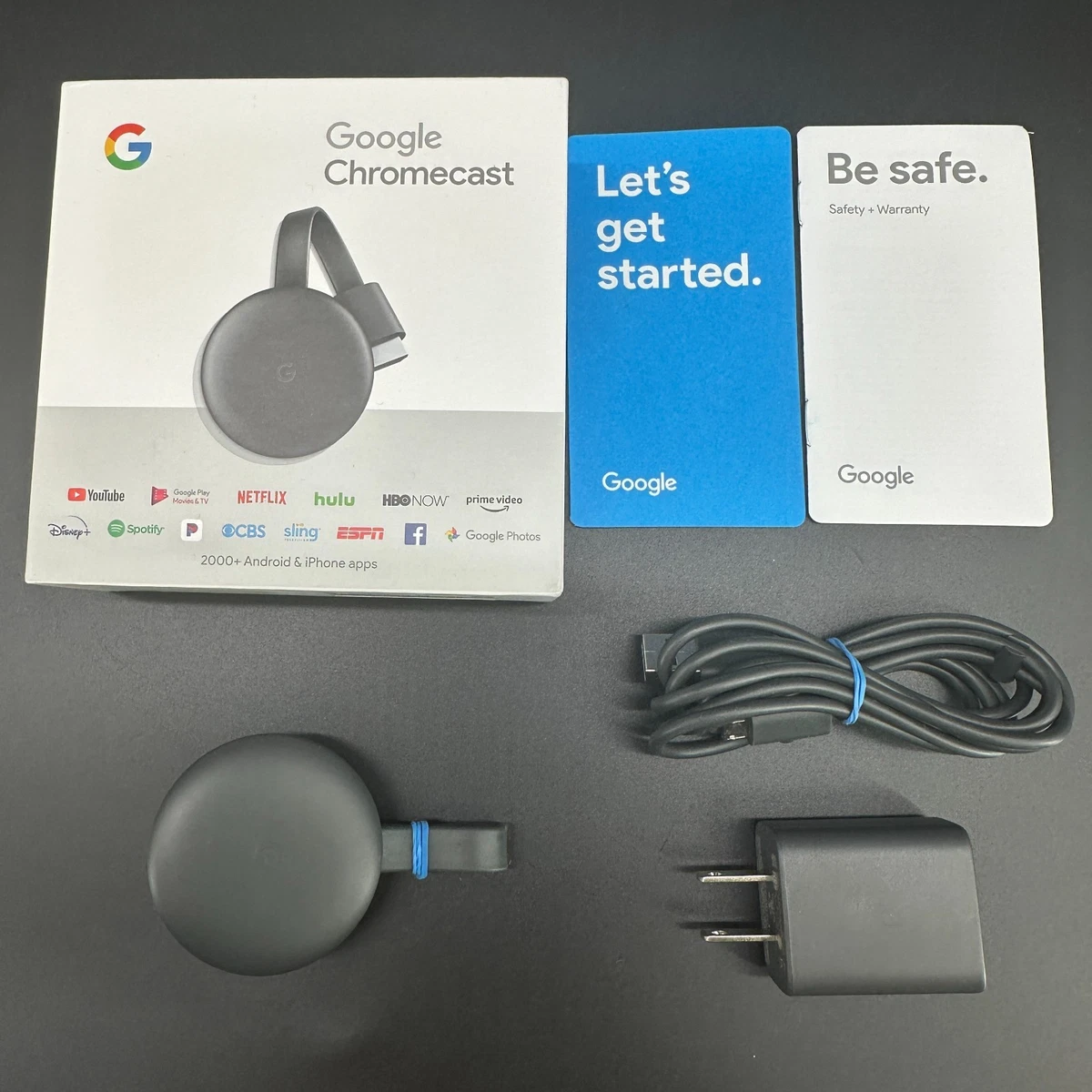 Google Chromecast (3rd Generation) HDMI 1080p (FHD) Maximum
