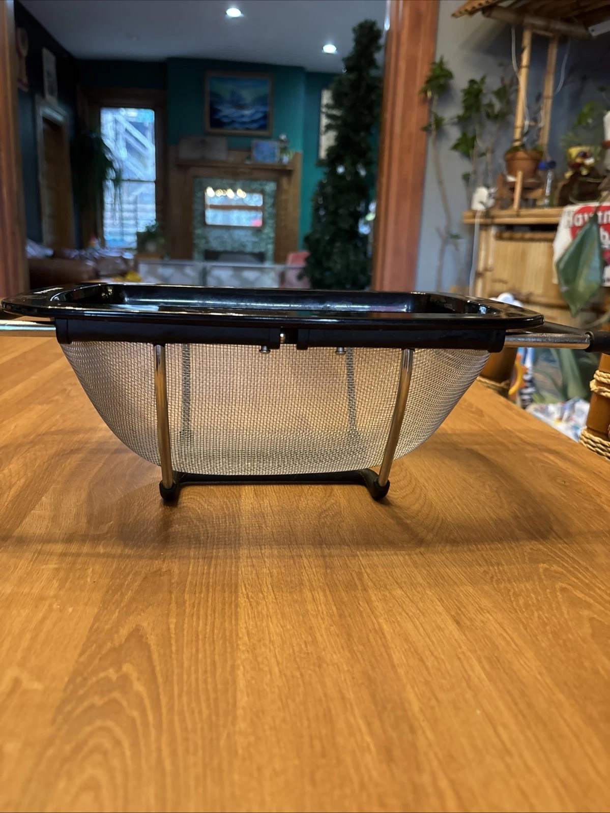 KitchenAid Expandable Stainless Steel Colander, One size, Black