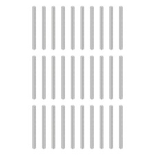 50pcs Dowel Pins M1(1mm) x 14mm Stainless Steel Shelf Support Peg Pin Rod