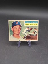 1956 Topps Frank Malzone #304 - Grey Back - Boston Red Sox