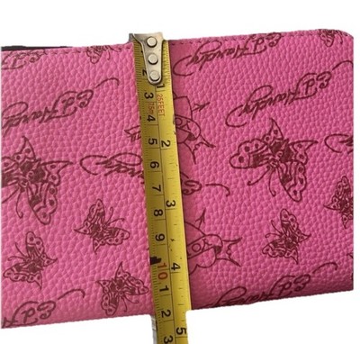 Ed Hardy Tiger & Logo Pink/Red Crossbody/Wallet #EHW11105L-42-PKR Ed Hardy Tiger & Logo Pink/Red Crossbody/Wallet #EHW11105L-42-PKR