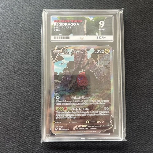 ACE 9 Regidrago V 2022 Silver Tempest TCG 184/195 Graded Pokémon Card