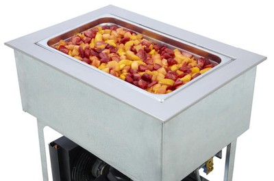 Wells RCP-200 Built-In Dual - 12'' x 20'' Bay Refrigerated Cold Food Well