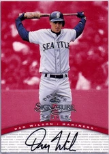 1997 Signature Series DAN WILSON SP RED Auto!!! Mariners