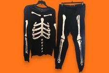 Hyde and Eek Boutique Men's Skeleton Halloween Pajama Set *CHOOSE SIZE*