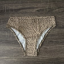 Pink By Victoria  s Secret, Small, Beige, Leopard Seamless Stretch Cheeky Panties