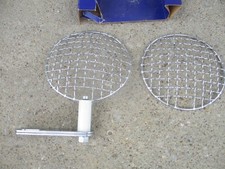 Fogdriving Lights Chrome Stone Guards 5-34 Pair Power Flow Vintage
