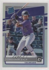 2020 Panini Donruss Optic Rated Rookies Holo Prizm Yonathan Daza #77 0w7