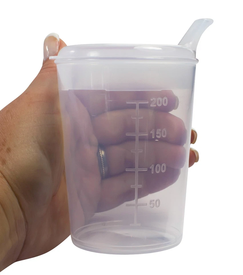 Medi-Inn Schnabelbecher Transparent Öffnung 4 x 4 mm Schnabeltasse (3 Stück) - Bild 3 von 4