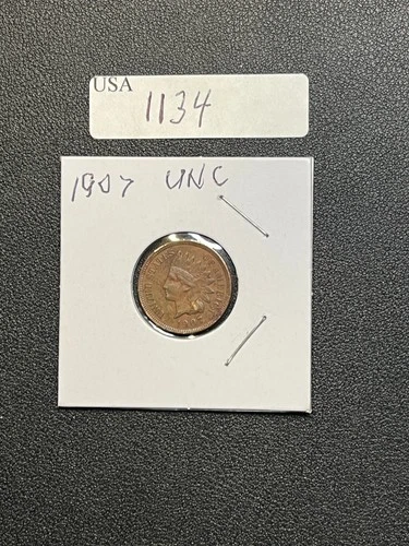 USA 1907 US Penny, Uncirculated