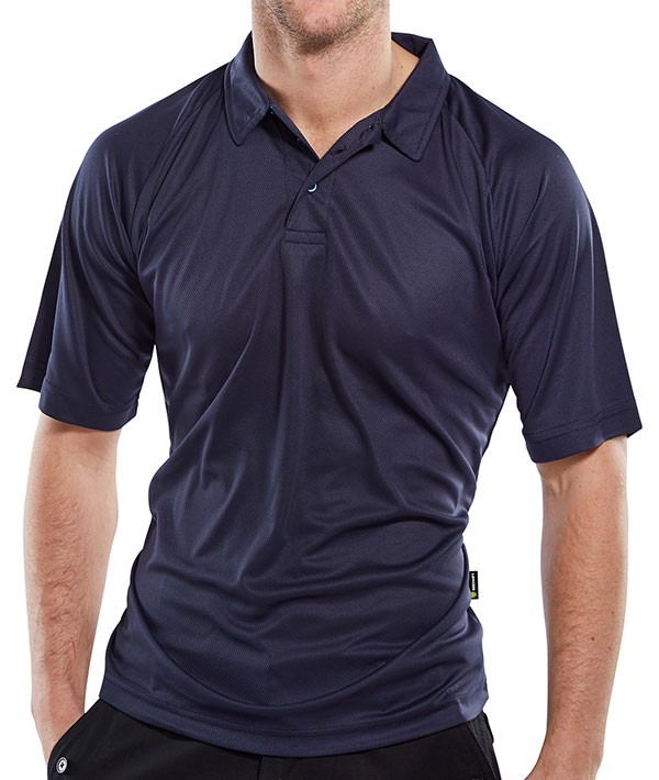 Beeswift B-Cool Performance Polo Shirt Navy Blue Size 3XL