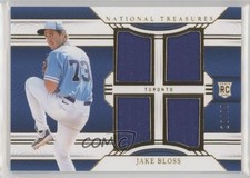 2024 Panini National Treasures Game Gear Swatches Quad 20/99 Jake Bloss 19l7