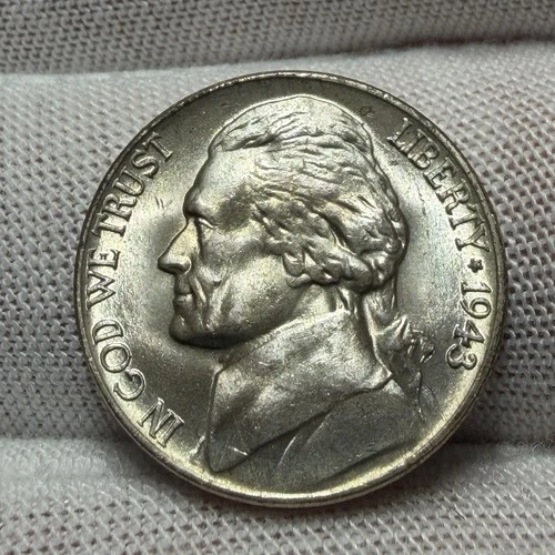 1943-P Jefferson Nickel — photo from the most recent tracked eBay sale
