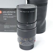 Leica APO-Telyt-M 135mm f/3.4 Black 6-Bit 11889 M Lens from Japan D0806