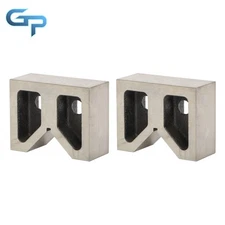 1 Pair Of Jumbo V-Blocks Ground 3'' x 1-5/16'' x 2-3/8'' Cast Iron