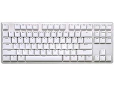 Mechanical Keyboard 87 Key White Tenkeyless USB Connection Cherry MX Red