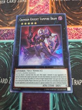 Yugioh Crimson Knight Vampire Bran DASA-EN013 Super Rare Unlimited Near Mint
