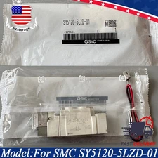 Air Solenoid Valve For SMC SY5120-5LZD-01 SY51205LZD01 24VDC 5-Way 2-Position