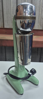 Vintage Hamilton Beach Milkshake Malt Mixer Model 30 Jadeite Green Works!!!