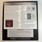 First U.S. Patent George Washington Dollar coin and Stamps — photo 2
