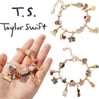 Taylor Swift Charm Armband Lover Reputation Speak Now Album inspiriert Anhänger