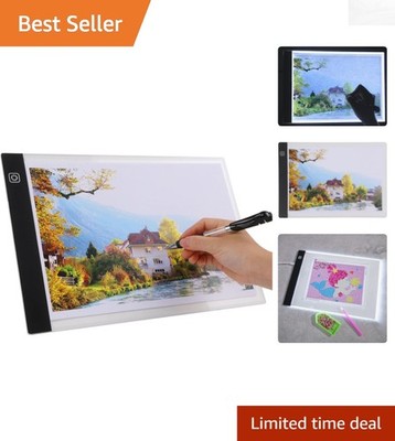 A4 LED Light Pad - Portable Tracing Board for Diamond Painting & Art Projects