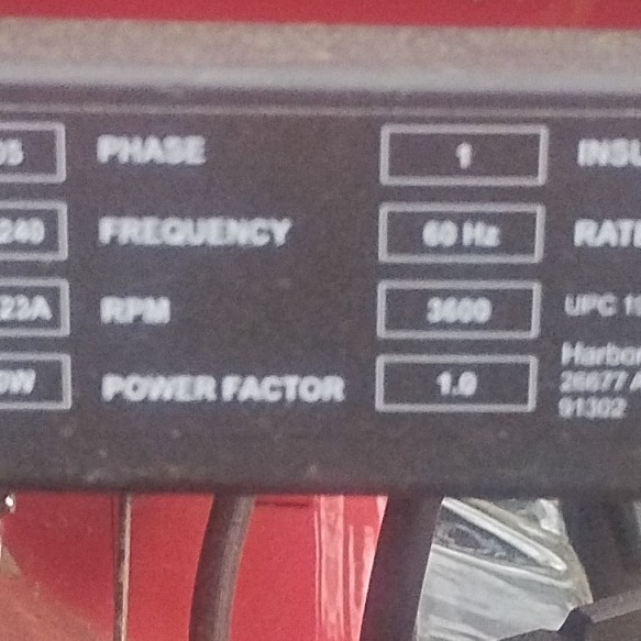Predator 6500 Portable Gasoline Generator 6500/5500W Single Phase