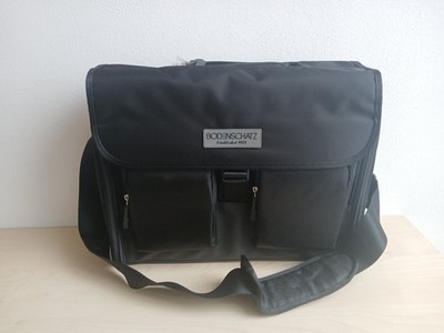 Bodenschatz Herren Messenger Akten Laptop Umhänge Tasche schwarz  Neu mit Etiket