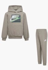 Nike Kids' Gradient Futura Logo Pullover Hoodie  Joggers Set-KIDS NIKE SET 1040