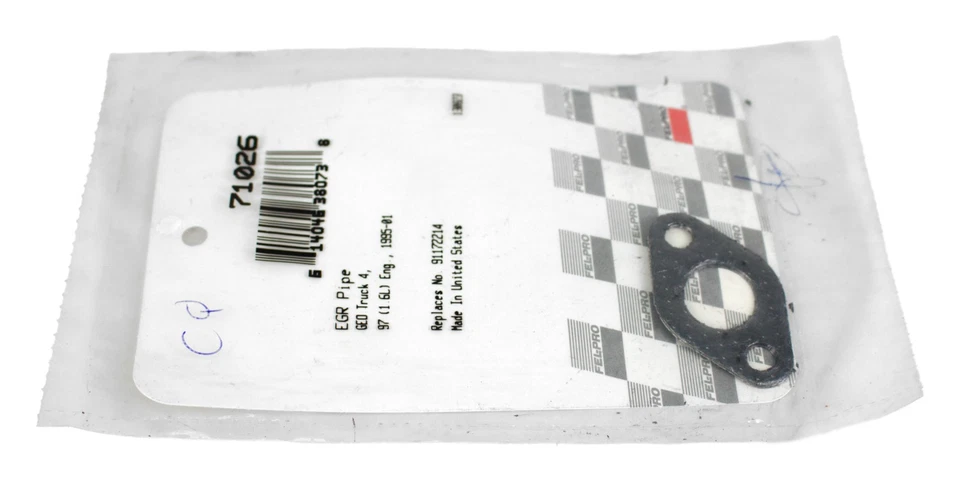 Junta de escape de válvula Fel-Pro EGR para Suzuki Grand Vitara modelo ID 1999-08 71026 Foto 3 de 4