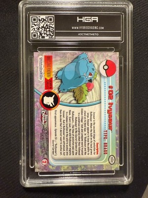 Pokémon Topps Chrome Series 1 - Graded Holo Ivysaur - 9 | eBay