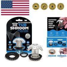 Ultra Revolutionary Bath Tub Drain Protector Hair Catcher/Strainer/Snare Stai...