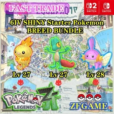✨6IV SHINY Treecko Mudkip Torchic🚀POKEMON LEGENDS ZA⚡Online delivery✨ALPHA