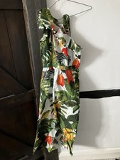 Farm Rio Maxi One Shoulder Tropical Print Dress