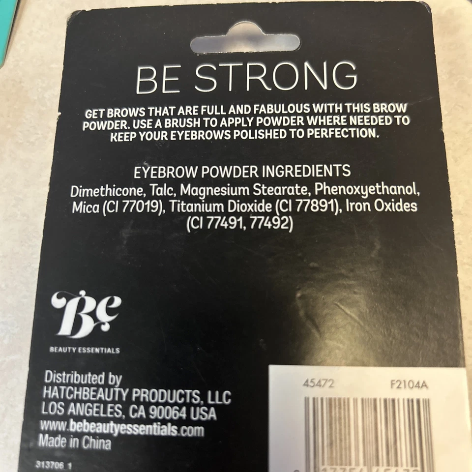 Beauty Essentials Eyebrow Powder Highlighter Be Strong Travel Everyday Wear - Image 2 of 4