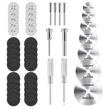 45Pcs  Cutting Wheel Kit for Dremel Rotary Tools，Diamond Cutting Discs，Hss Ci...