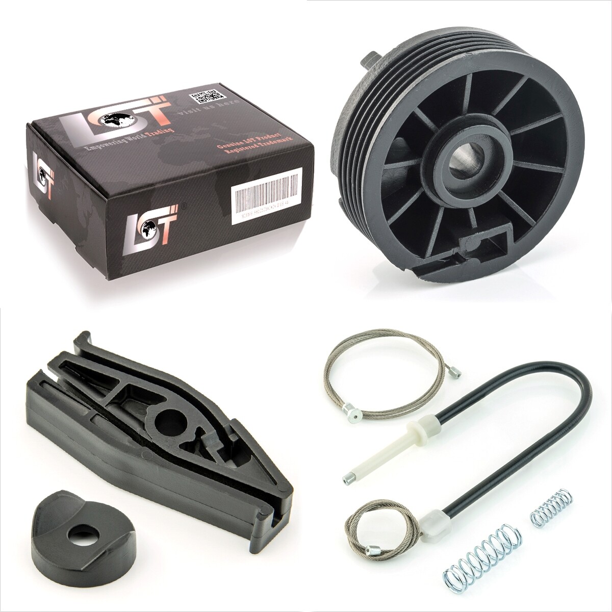 Window Regulator Repair Kit Rear Right For Peugeot 206 CC Cabriolet 2D *NEW*