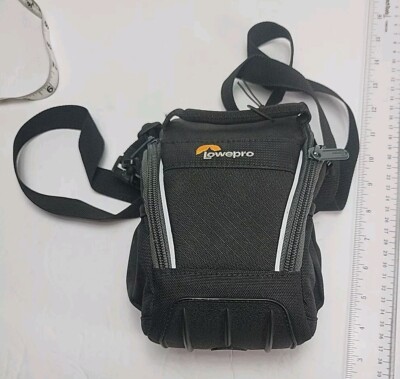 LOWEPRO CAMERA BAG Black Orange Carry Handle Loops for Strap ADVENTURA SH 100 II