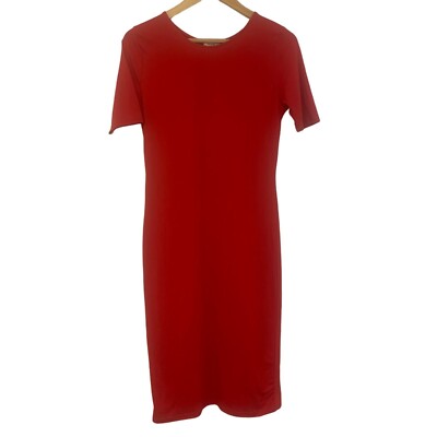 casual red bodycon dress Women's Janjisu Bodycon Mini Dress in Adrenaline Red, M red