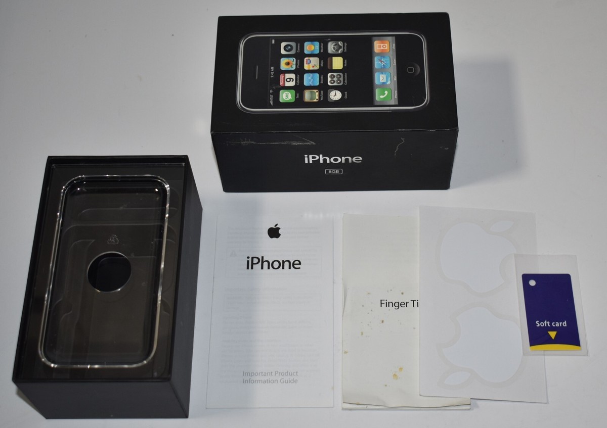 Original 1st Generation Apple iPhone 2G EMPTY BOX Only MA712LL/A