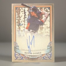 2024 Bowman Sterling Kenni Gomez Prospect Auto PA-KG Astros On Card