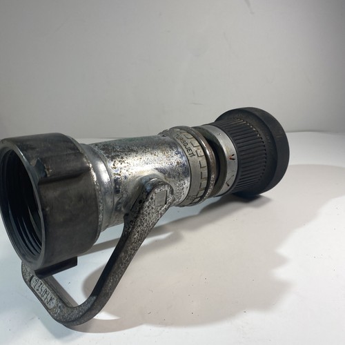 Akron Turbojet Style Brass Fire Hose Nozzle Seems To Work Correctly