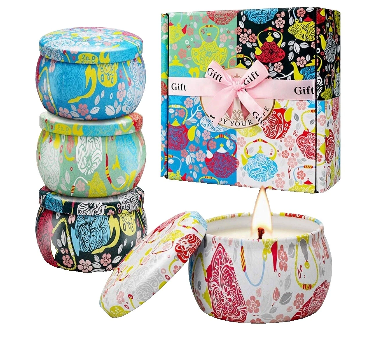 享受香味装饰蜡烛