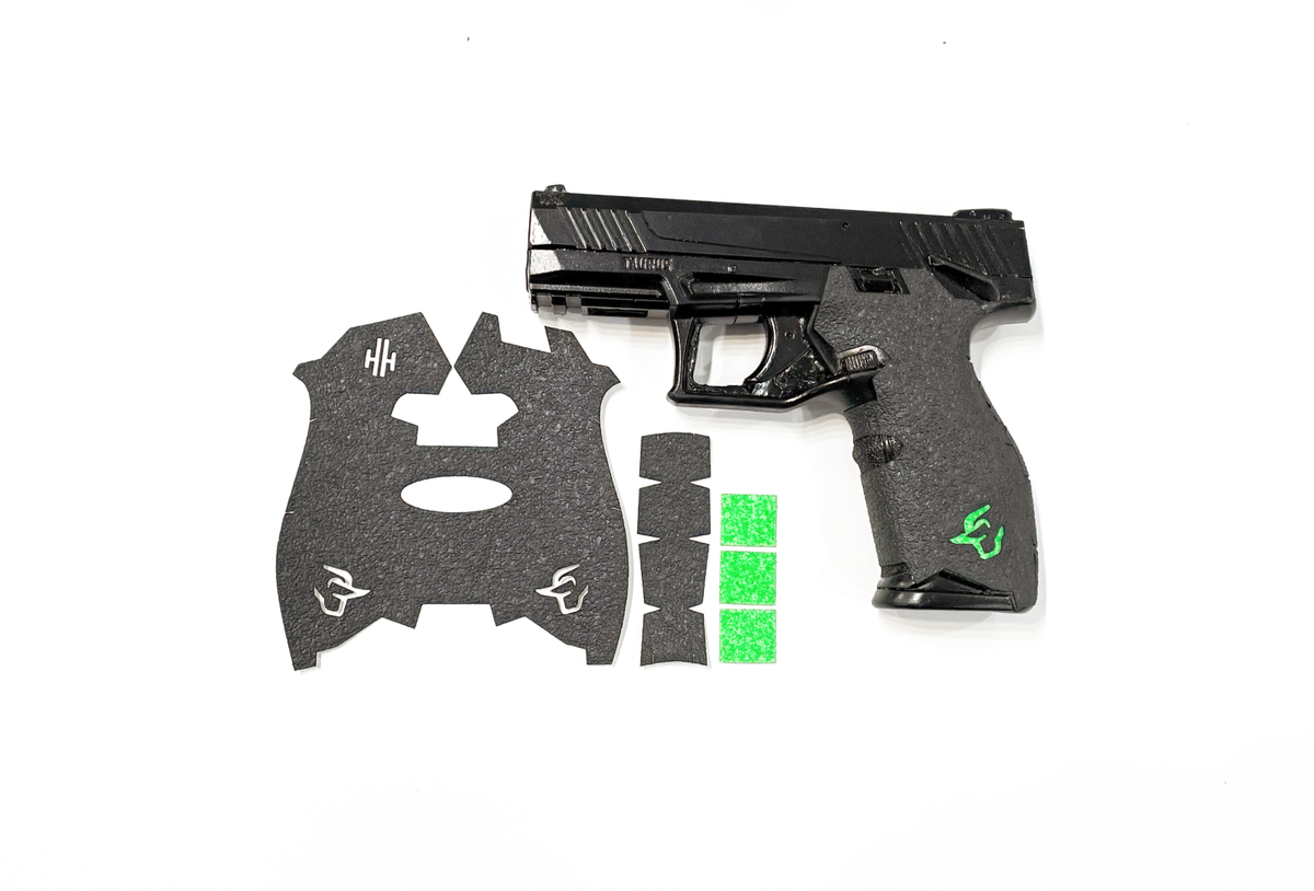 Handleitgrips Textured Rubber Gun Grip Wrap for Taurus TX22 Green