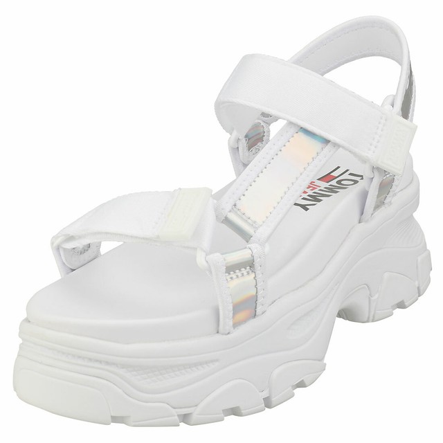 iridescent platform sandals