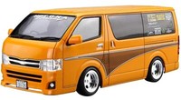 Aoshima 1/24 The Tuned Model Car(11)Kit Hot Company DNA Toyota Hiace TRH200V '12